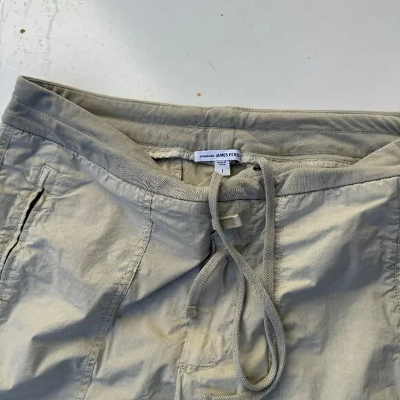 James Perse Stretch Poplin Zip Pocket Pant - Paste Pigment Size 1 (30"-32") - Picture 11 of 16